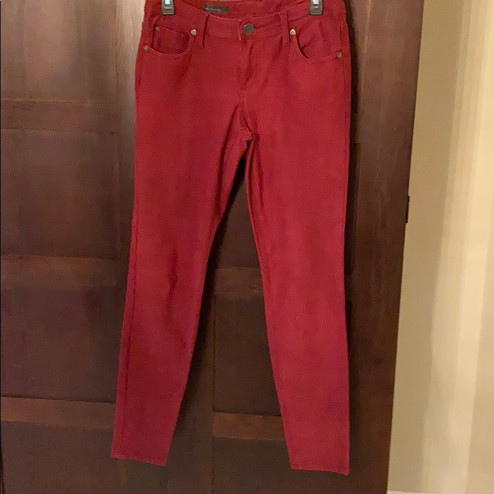 Kut from the Kloth dark red Mia jeans